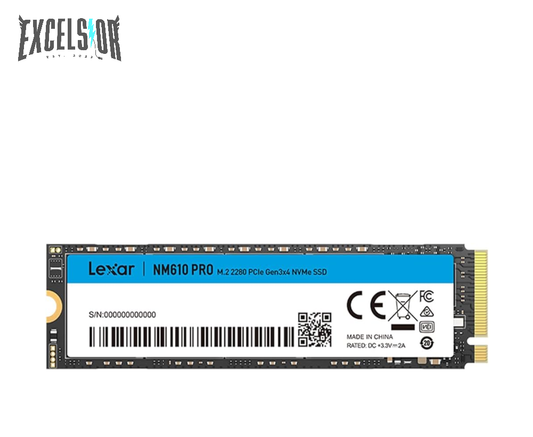 Lexar NM610 Pro M.2 2280 PCIe Gen3x4 NVMe SSD