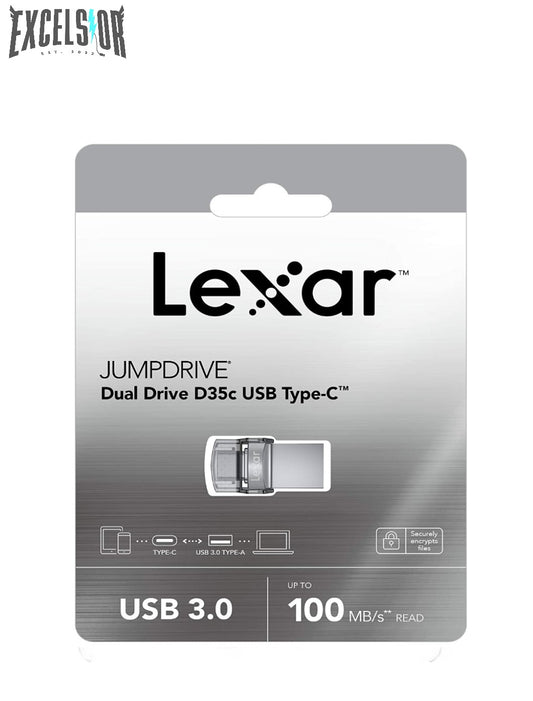 Lexar JumpDrive Dual Drive D35c USB 3.0 Type-C