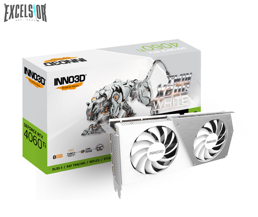 INNO3D GeForce RTX 4060 Ti 8GB Twin X2 OC  White