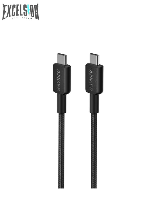 Anker 322 USB-C to USB-C Cable (3ft Braided)