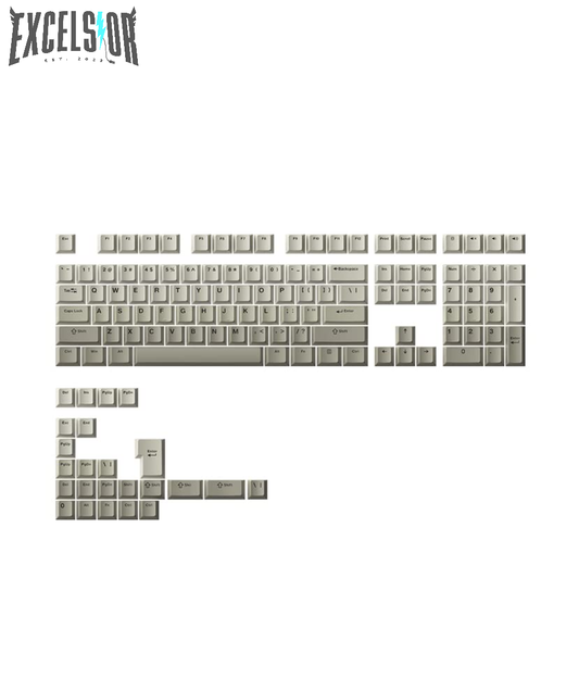 Akko Warm Gray Keycaps Set PBT (132-Keys)