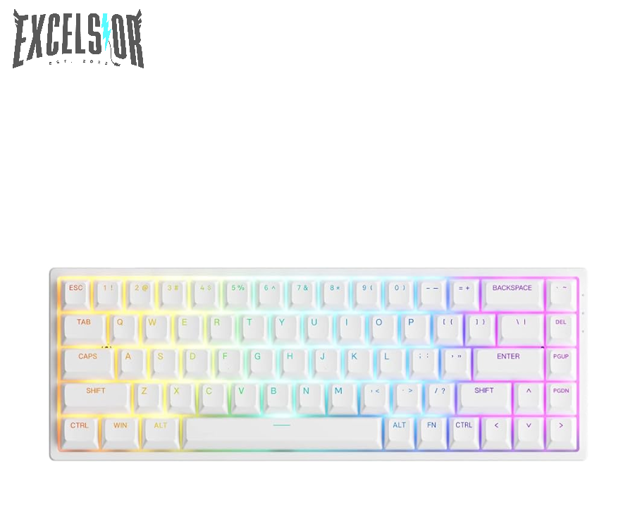 Akko 3068S Shine-Through RGB Hot-Swappable Keycaps 65%