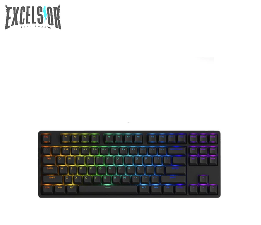 Akko 5087S Shine-Through RGB Hot-Swappable Mechanical Keyboard Keycaps 75%