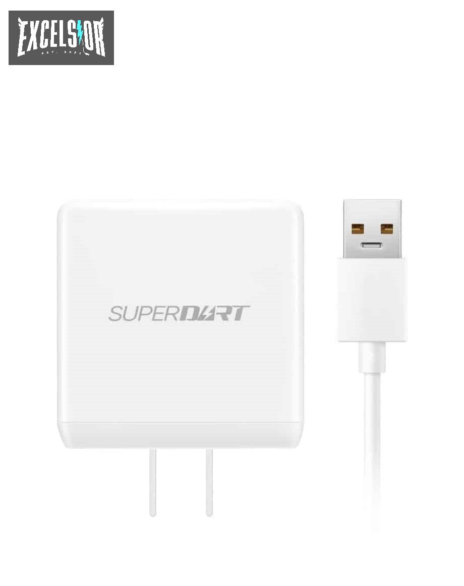 Realme 65W SuperDart Power Adapter with Cable - White