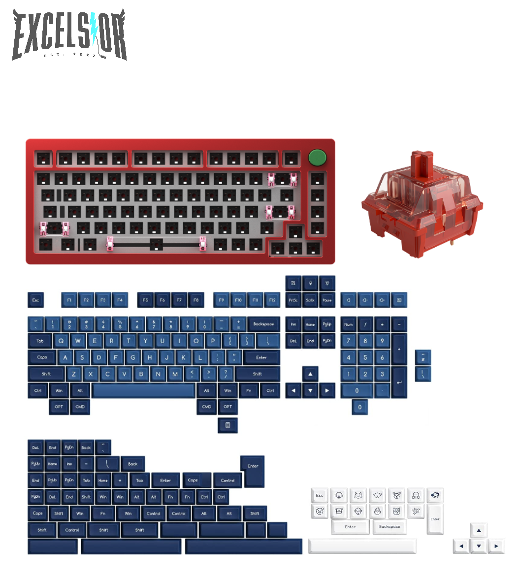 Akko x Monsgeek M1 Pre-built Keyboard