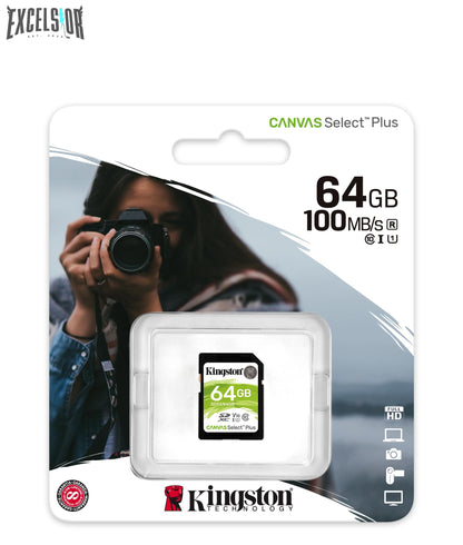 Kingston SDS Select Plus (for HD 1080p and 4K Video Cameras)